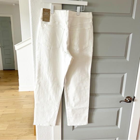 NWT Madewell The Perfect Vintage Straight Jeans Tile White - Picture 3 of 5